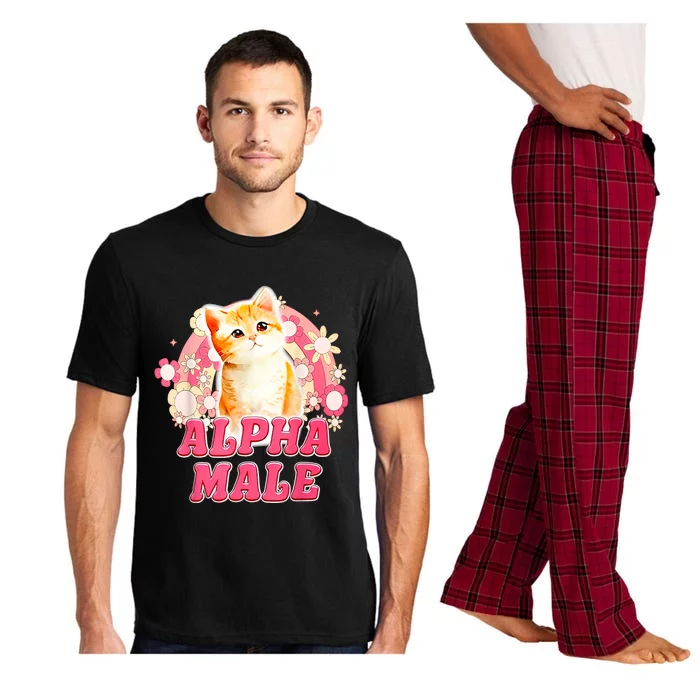 Alpha Male Cat Kitten Funny Pajama Set