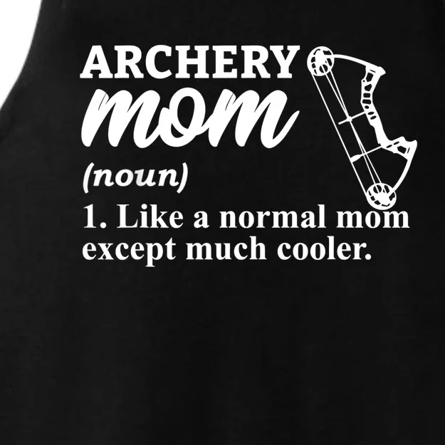 Archery Mom Definition Arrow Bow Hunting Ladies Tri-Blend Wicking Tank