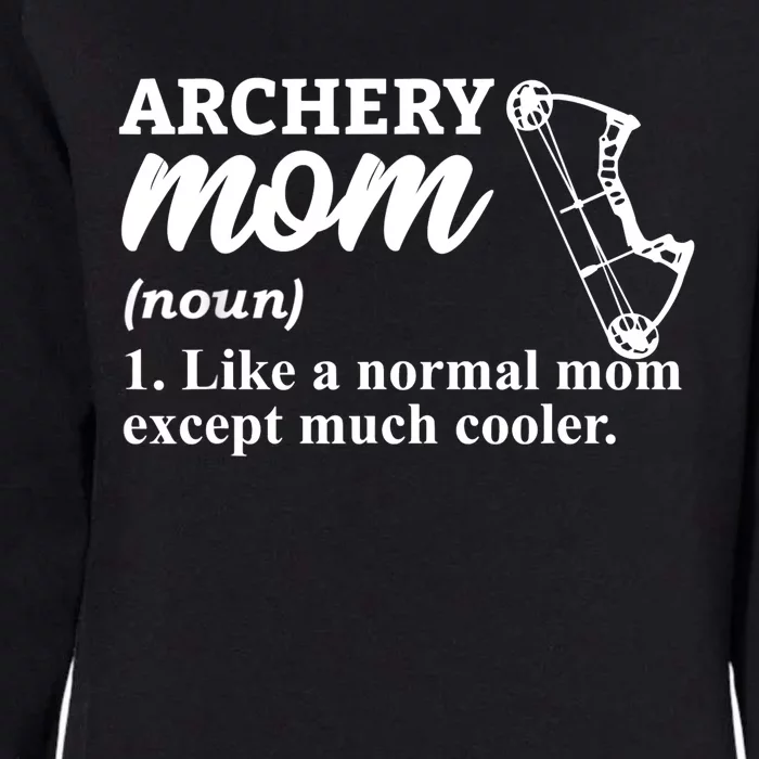 Archery Mom Definition Arrow Bow Hunting Womens California Wash Sweatshirt