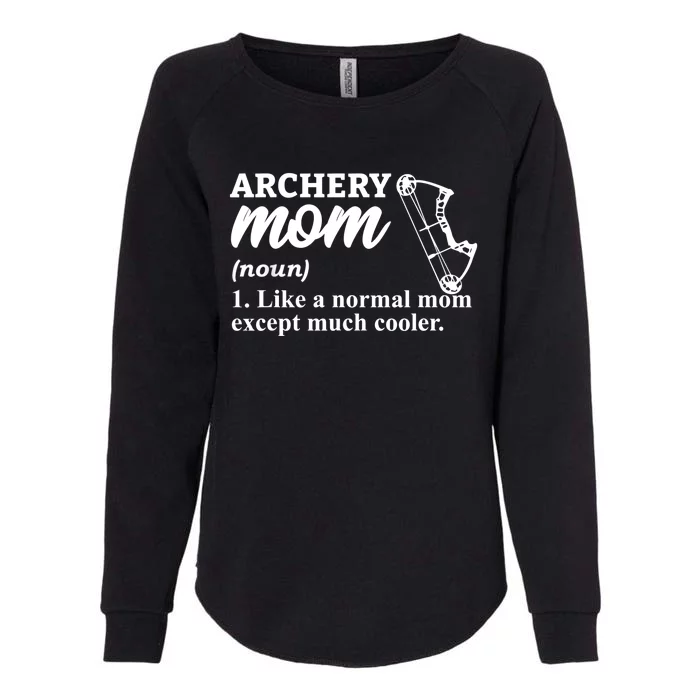 Archery Mom Definition Arrow Bow Hunting Womens California Wash Sweatshirt