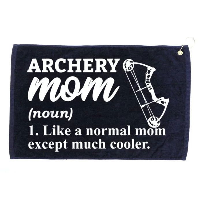 Archery Mom Definition Arrow Bow Hunting Grommeted Golf Towel