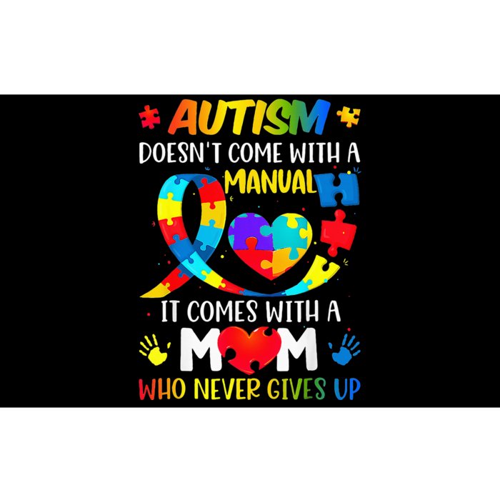 Autism Mom Doesn't Come With A Manual Autism Awareness Bumper Sticker