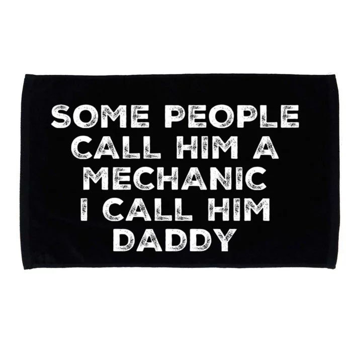 Auto Mechanic Dads Car Mechanics Fathers Day Dad Engineer Cute Gift Microfiber Hand Towel