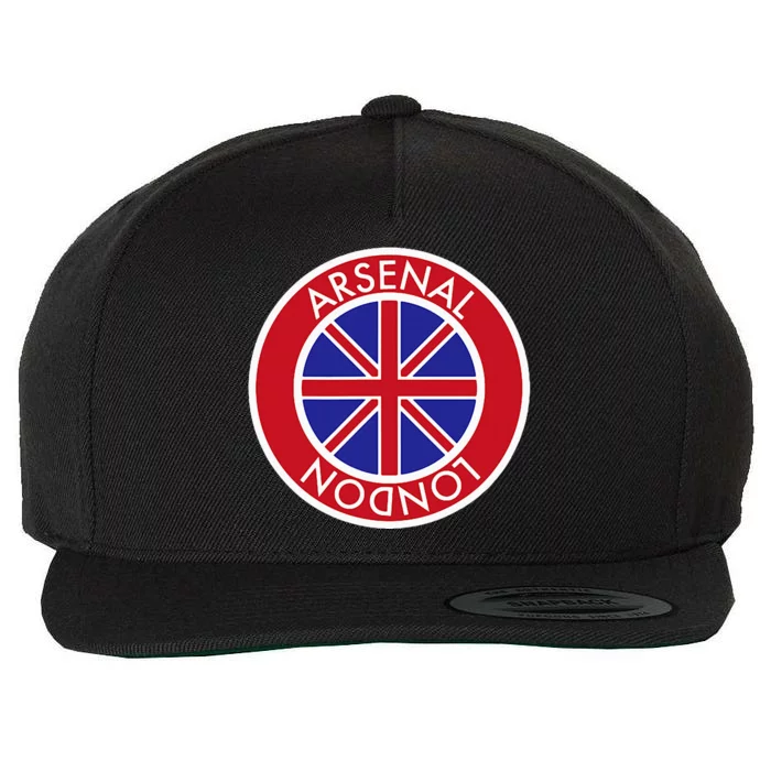 Arsenal Medallion Design Wool Snapback Cap