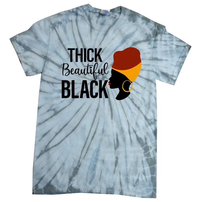 Afro Mother's Day African American Dope Black Queen Mom Gift Tie-Dye T-Shirt