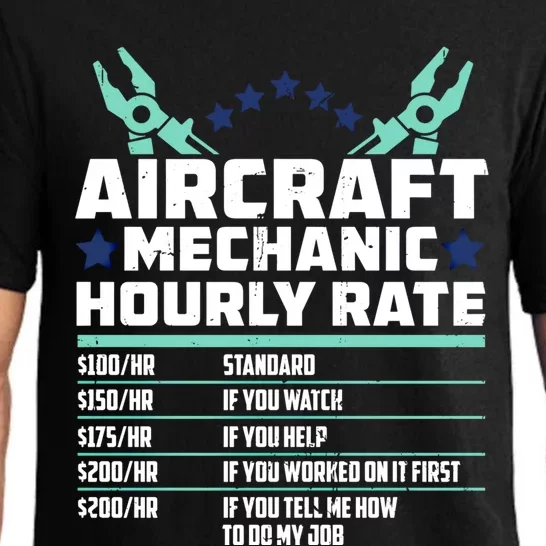 Aircraft Mechanic Engineer Gift Airplane Technician Meaningful Gift Pajama Set