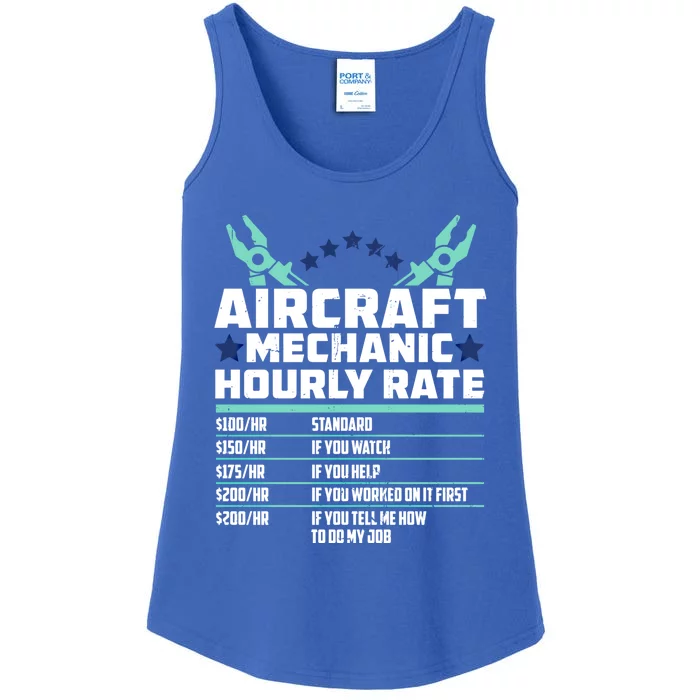 Aircraft Mechanic Engineer Gift Airplane Technician Meaningful Gift Ladies Essential Tank