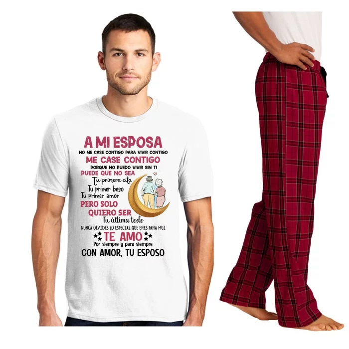 A Mi Esposa No Me Case Contigo Para Vivir Contigo Pajama Set