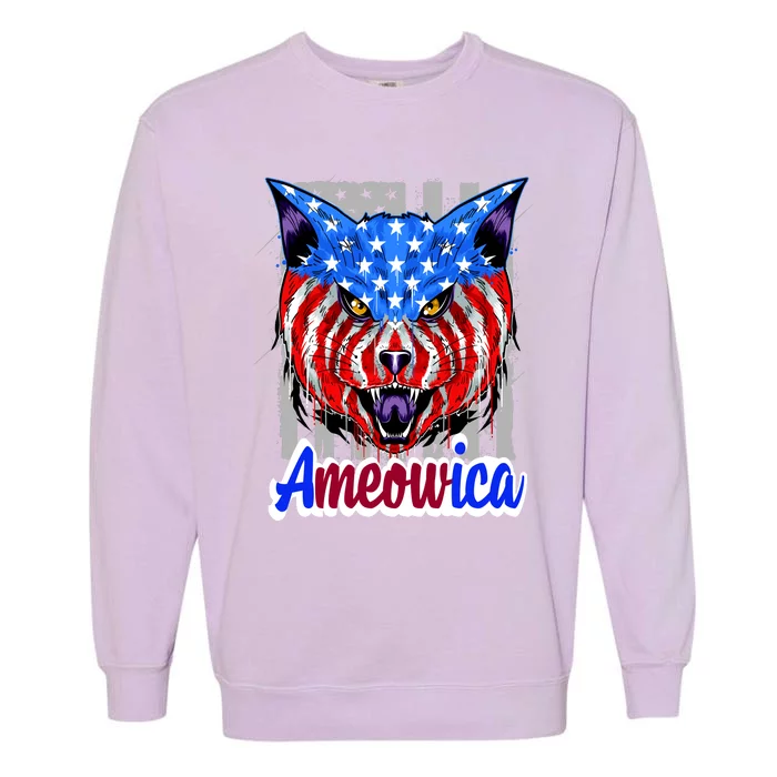 Ameowica Garment-Dyed Sweatshirt