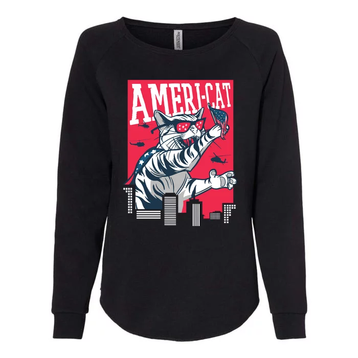 Ameri-Cat Womens California Wash Sweatshirt