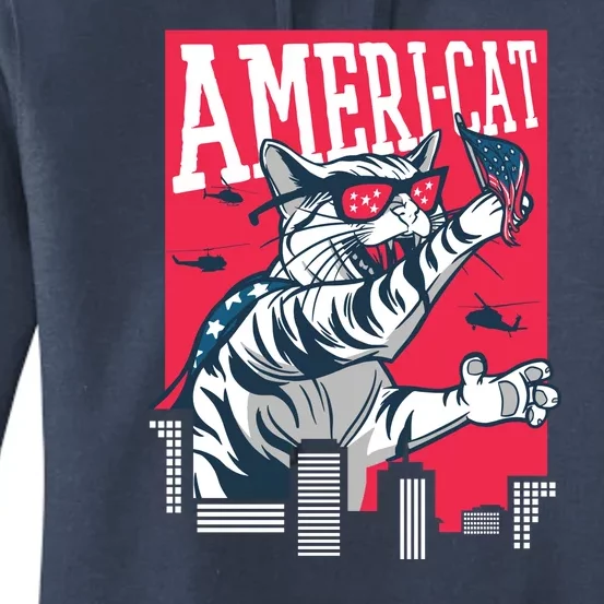 Ameri-Cat Women's Pullover Hoodie