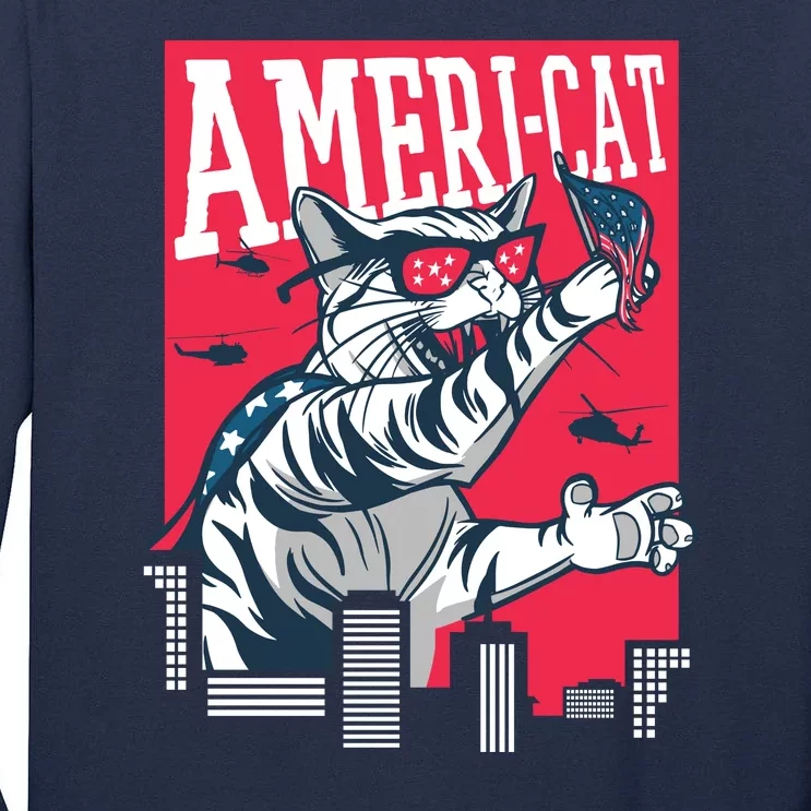 Ameri-Cat Tall Long Sleeve T-Shirt