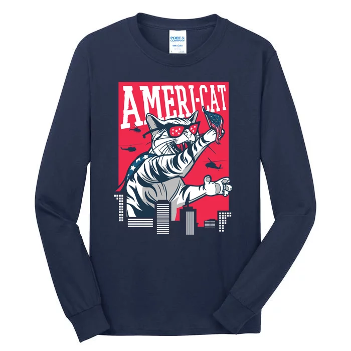 Ameri-Cat Tall Long Sleeve T-Shirt