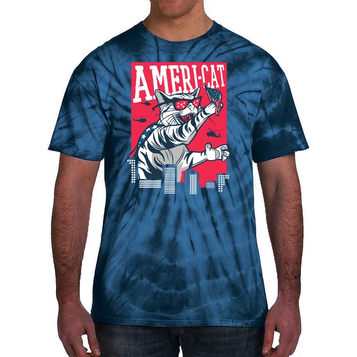 Ameri-Cat Tie-Dye T-Shirt