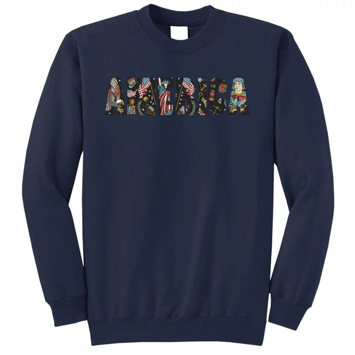 America Tall Sweatshirt