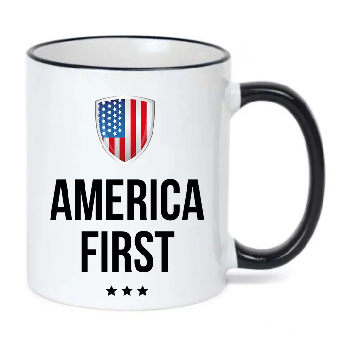 America First Black Color Changing Mug