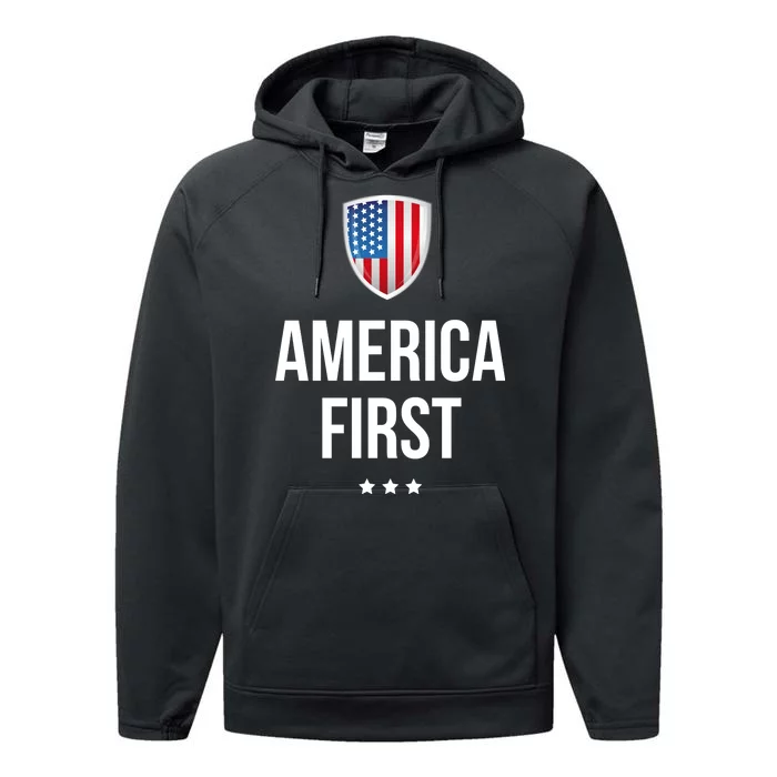 America First Performance Fleece Hoodie