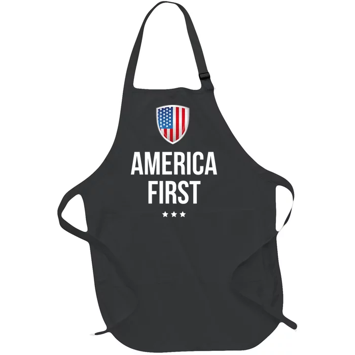 America First Full-Length Apron With Pocket