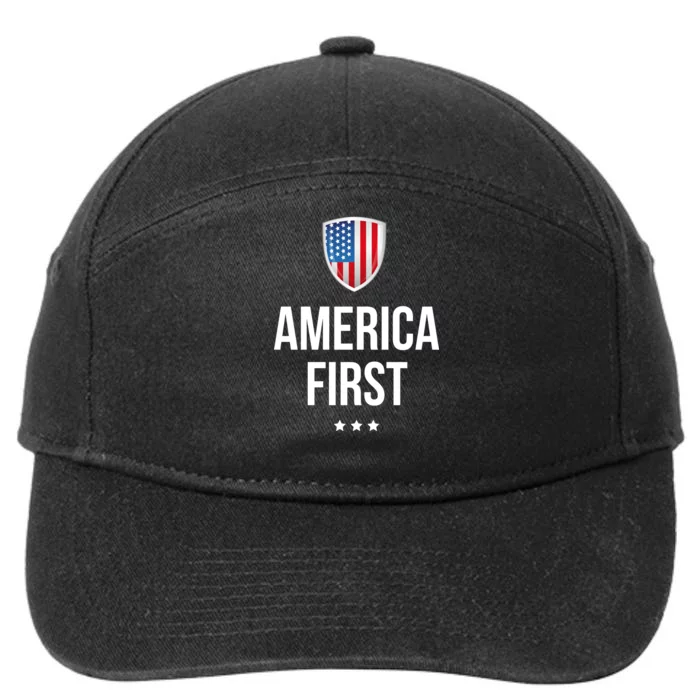 America First 7-Panel Snapback Hat