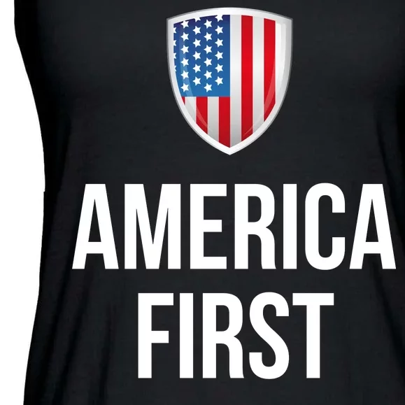 America First Ladies Essential Flowy Tank