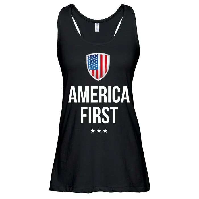 America First Ladies Essential Flowy Tank