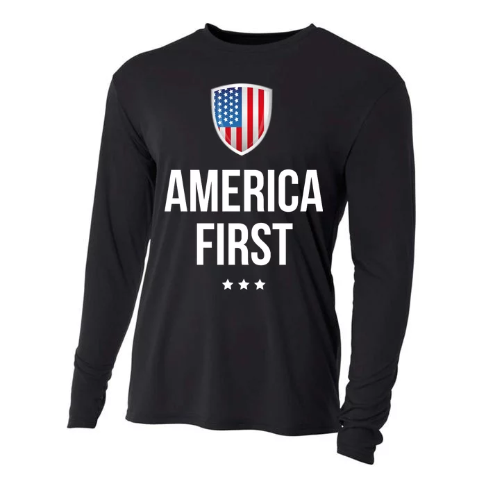 America First Cooling Performance Long Sleeve Crew