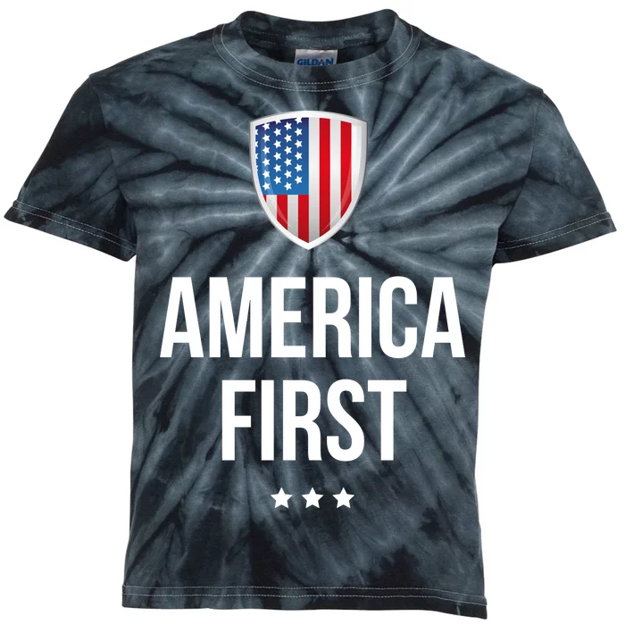 America First Kids Tie-Dye T-Shirt