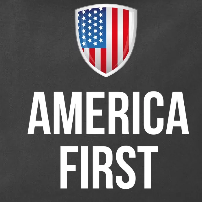 America First Zip Tote Bag