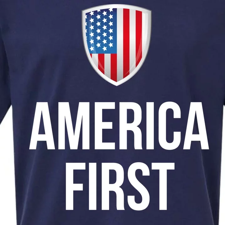 America First Sueded Cloud Jersey T-Shirt