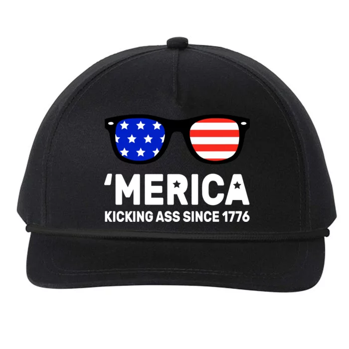 America Kicking Ass Since 1776 Snapback Five-Panel Rope Hat