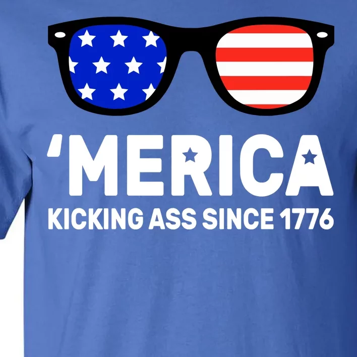 America Kicking Ass Since 1776 Tall T-Shirt