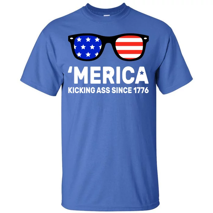 America Kicking Ass Since 1776 Tall T-Shirt