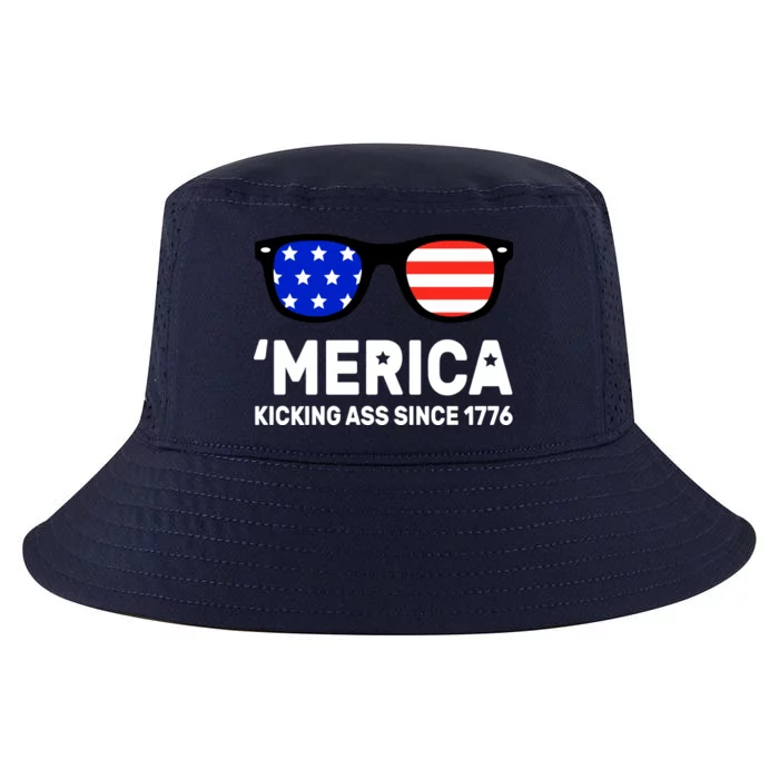 America Kicking Ass Since 1776 Cool Comfort Performance Bucket Hat