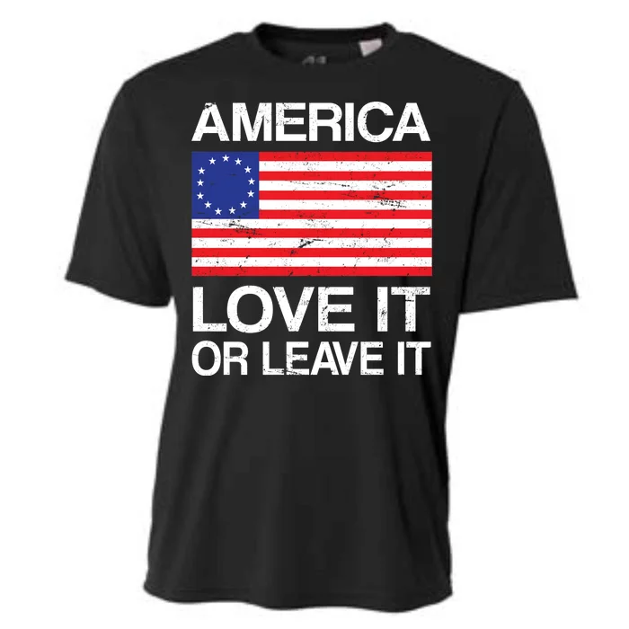 America Love It Or Leave It Betsy Ross Cooling Performance Crew T-Shirt