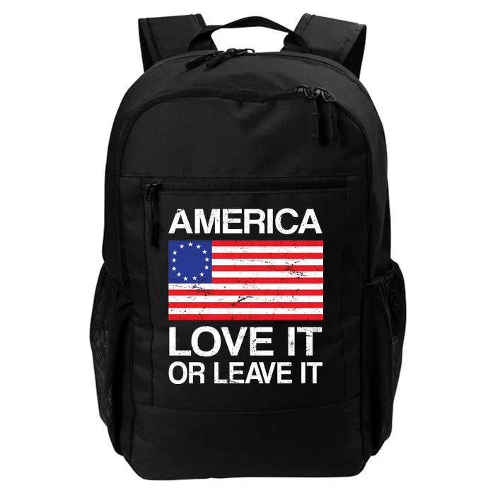 America Love It Or Leave It Betsy Ross Daily Commute Backpack