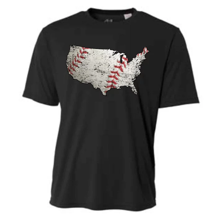 America Loves Baseball Cooling Performance Crew T-Shirt