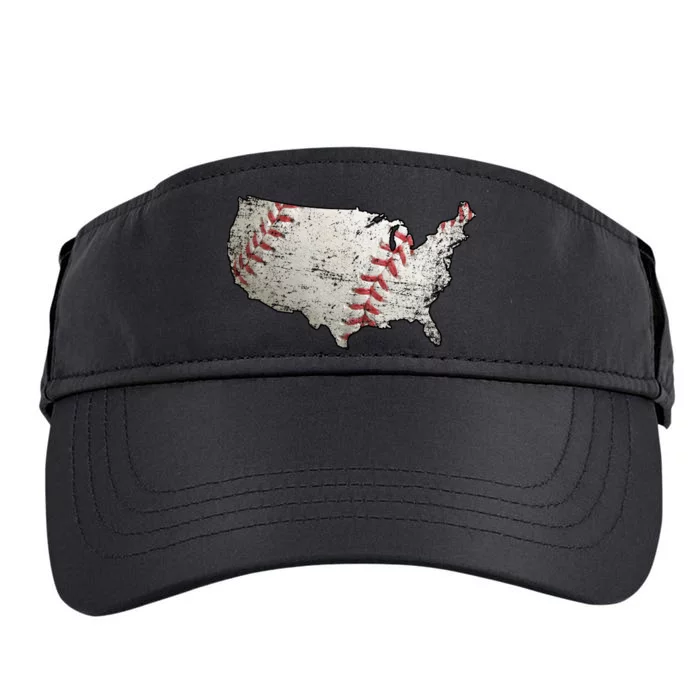 America Loves Baseball Adult Drive Performance Visor