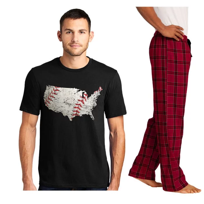 America Loves Baseball Pajama Set