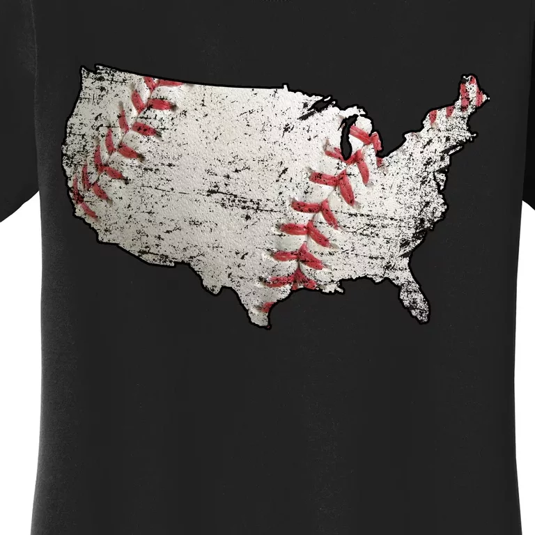 America Loves Baseball Women's T-Shirt