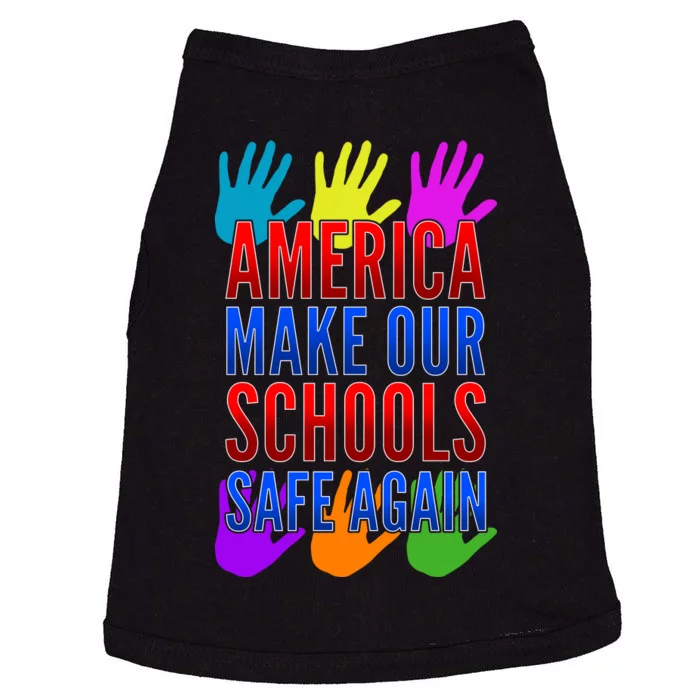 America Make Our Schools Safe Again Doggie Tank