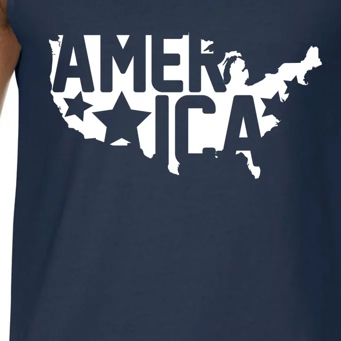 America State Map Comfort Colors® Tank Top