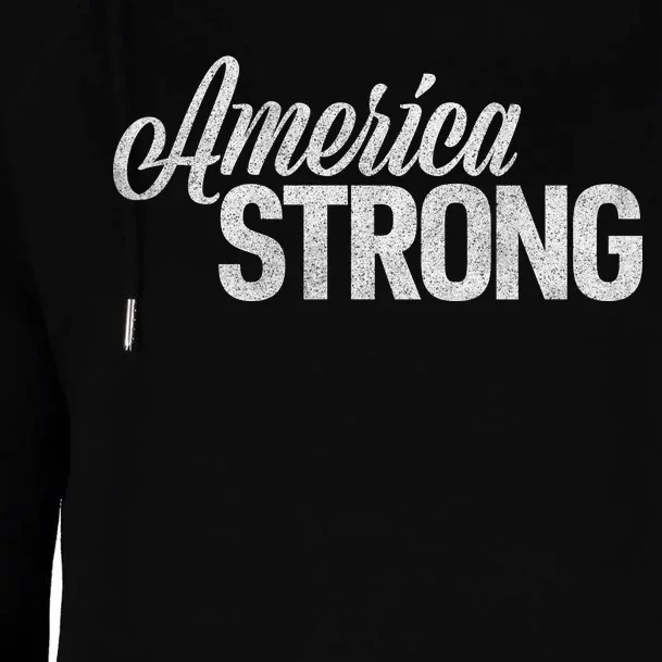 America Strong Womens Funnel Neck Pullover Hood