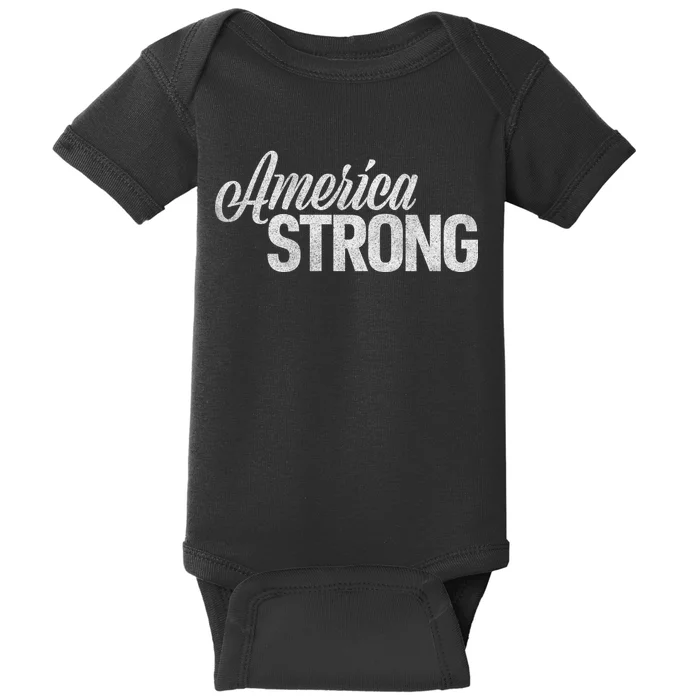 America Strong Baby Bodysuit