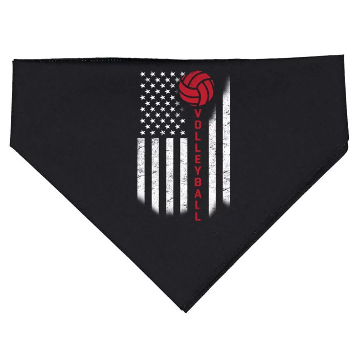 America Volleyball Flag USA-Made Doggie Bandana