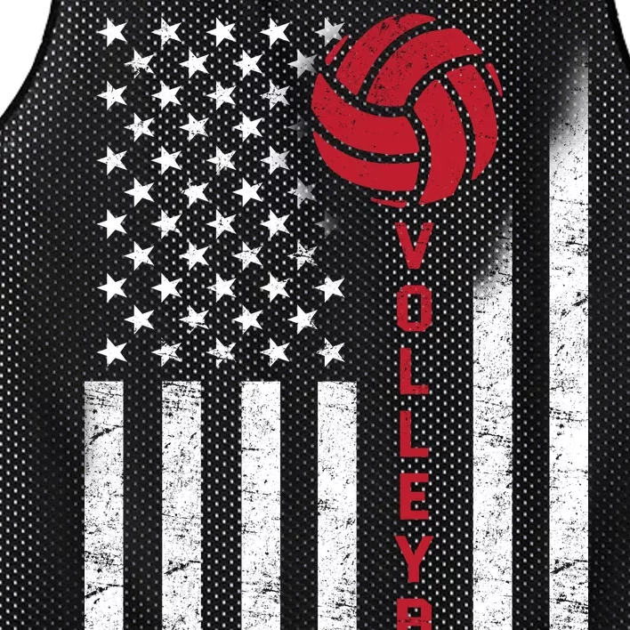 America Volleyball Flag Mesh Reversible Basketball Jersey Tank