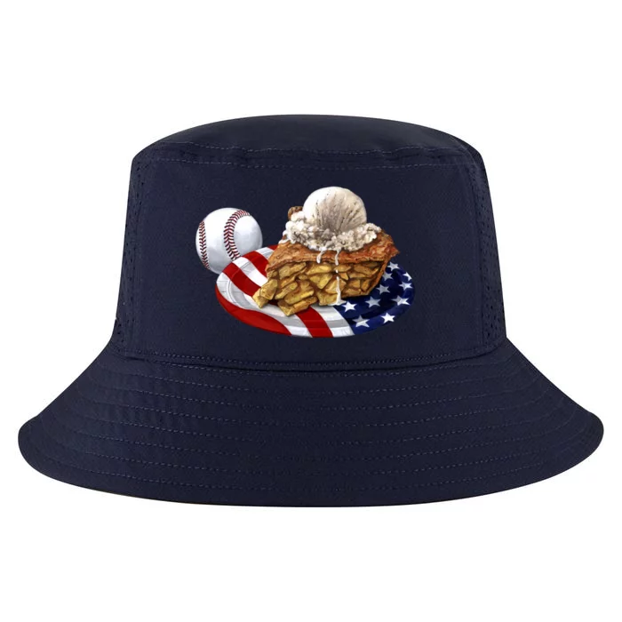 American Baseball And USA Pie Cool Comfort Performance Bucket Hat