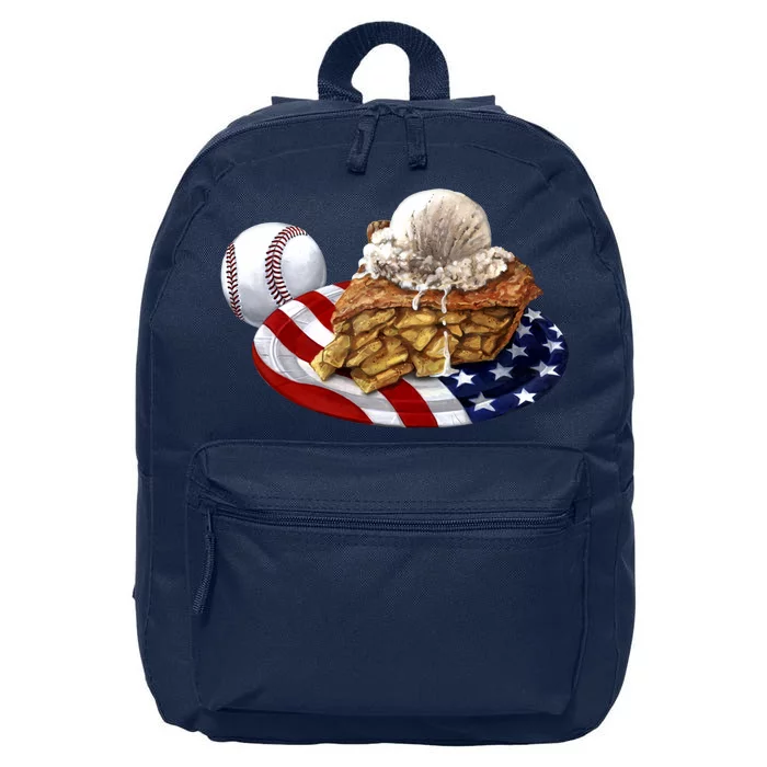 American Baseball And USA Pie 16 in Basic Backpack