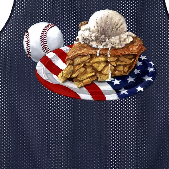 American Baseball And USA Pie Mesh Reversible Basketball Jersey Tank