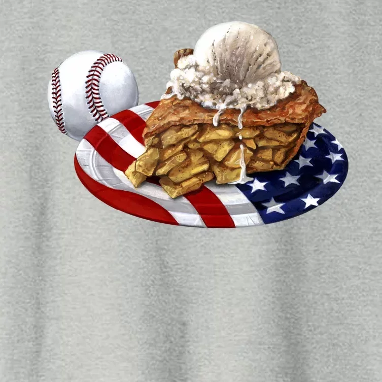 American Baseball And USA Pie Women's Crop Top Tee