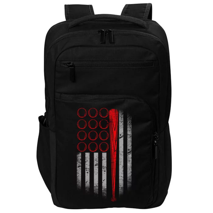 American Baseball Flag Impact Tech Backpack